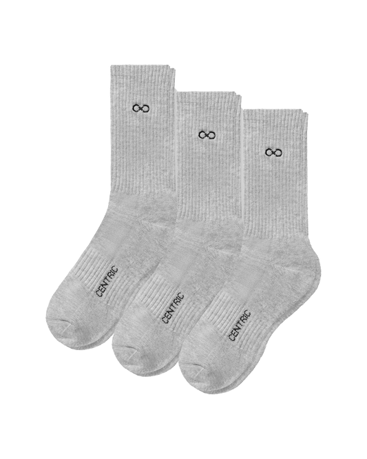 Performance Crew Socks - 3 Pack transparent flatlay