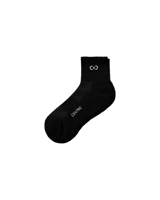Performance Quarter Length Socks transparent flatlay